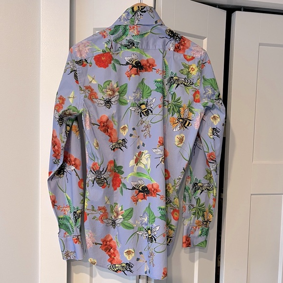 Hawes & Curtis London Men’s Dress Shirt Piccadilly Stretch Size Medium - Picture 2 of 13